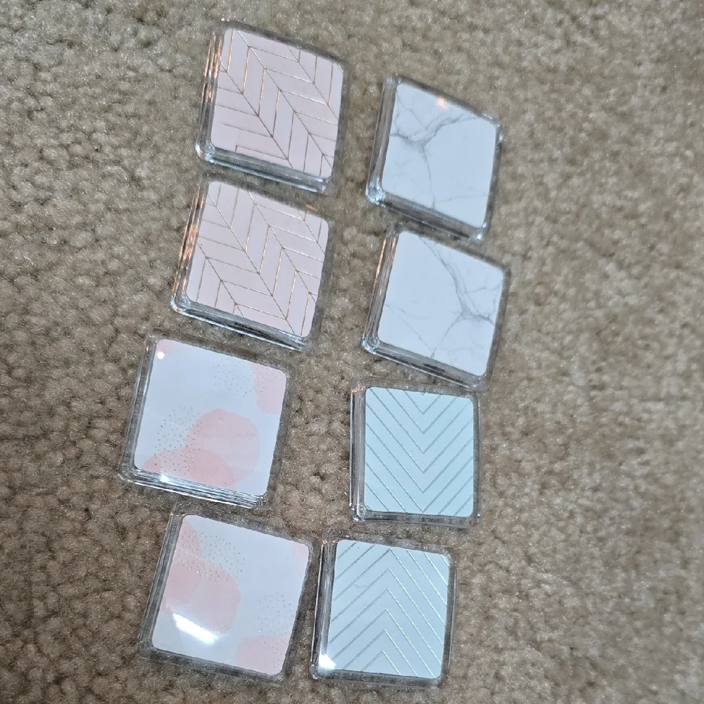 Set of 8 Decorative Square Magnets